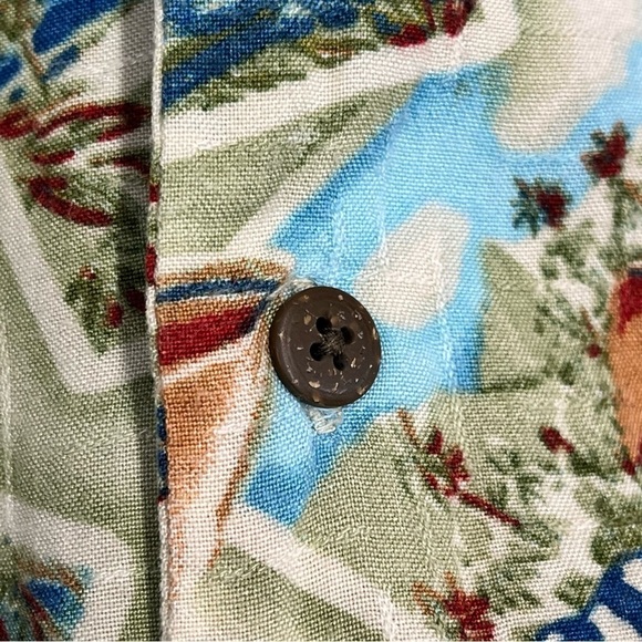 VINTAGE Big Dog Hawaiian Shirt 3X Aloha Button Front - Picture 4 of 10